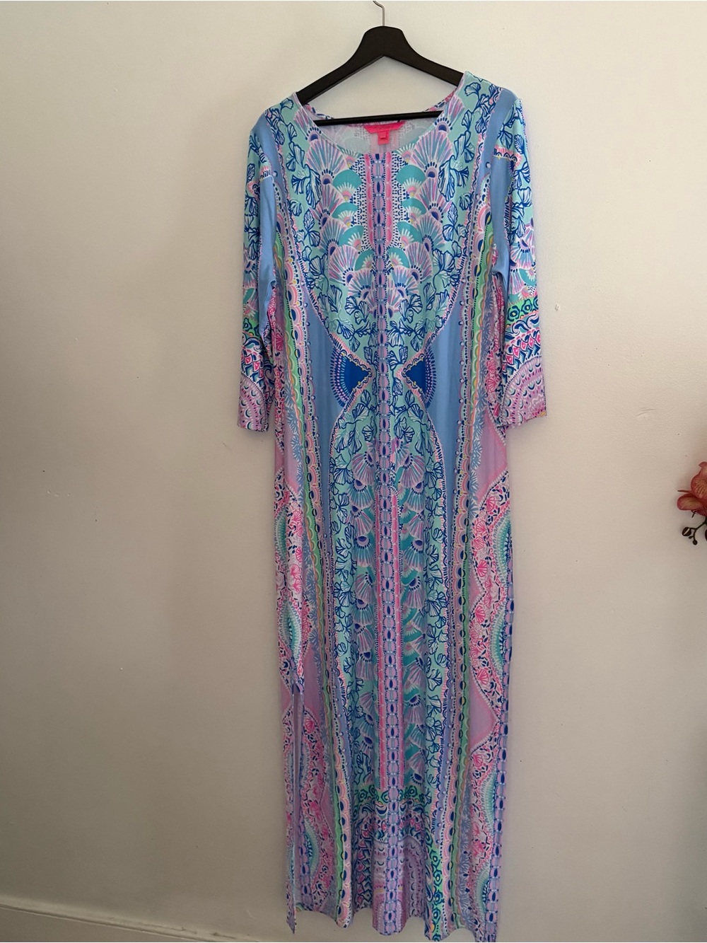 Lilly Pulitzer Womens Dress Morgann Maxi Seaside Shindig